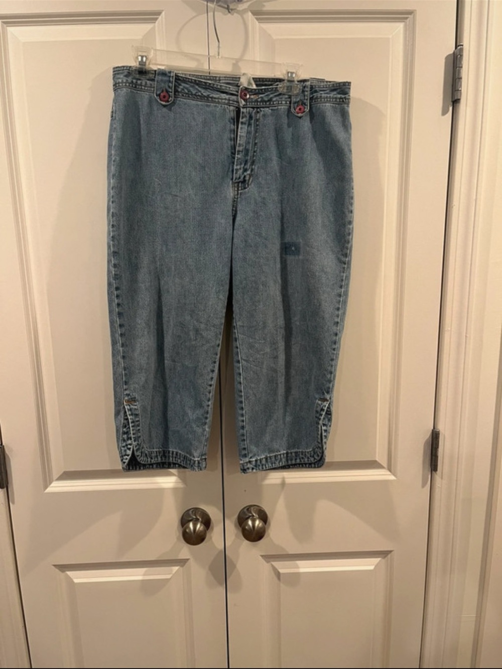 Bill Blass Jeanwear y2k 90s Vintage Jorts Capri Jeans 100% cotton size 10